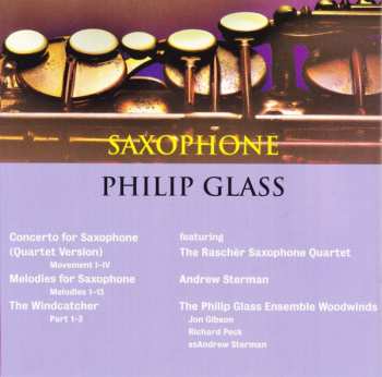 CD Philip Glass: Saxophone 320737