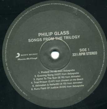 LP Philip Glass: Songs From The Trilogy 138950