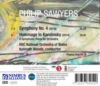 CD The BBC National Orchestra Of Wales: Symphony No. 4 / Hommage To Kandinsky (A Symphonic Poem For Orchestra) 498837