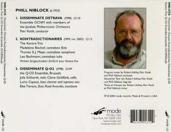 CD Phill Niblock: Disseminate 640151