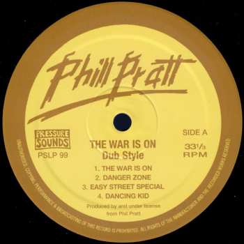 LP Phil Pratt: The War Is On Dub Style 610672