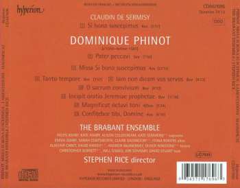 CD Dominique Phinot: Missa Si Bona Suscepimus • Lamentations • Magnificat • Motets 601707