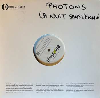 Album Photons: La Nuit Sans L'ennui