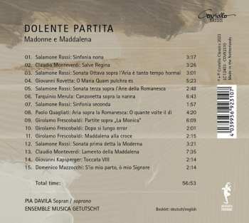 CD Pia Davila: Dolente Partita Madonne E Maddalena 619699