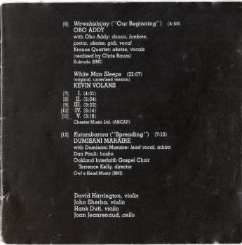 CD Kronos Quartet: Pieces Of Africa 27968