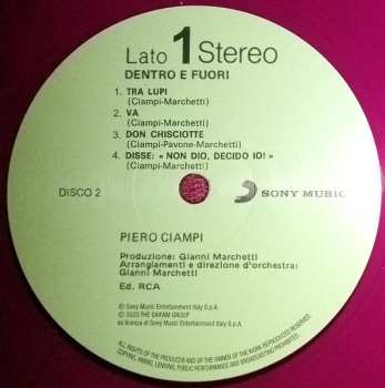 2LP Piero Ciampi: Dentro E Fuori CLR 607488