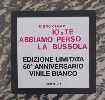 LP Piero Ciampi: Io E Te Abbiamo Perso La Bussola CLR 583658