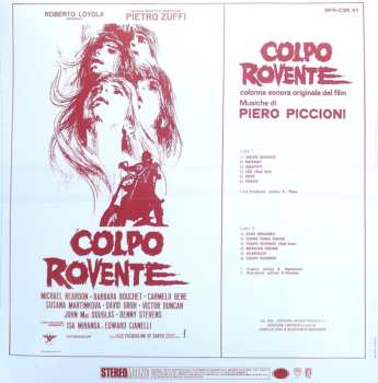 LP Piero Piccioni: Colpo Rovente (Colonna Sonora Originale Del Film) LTD | NUM 615503