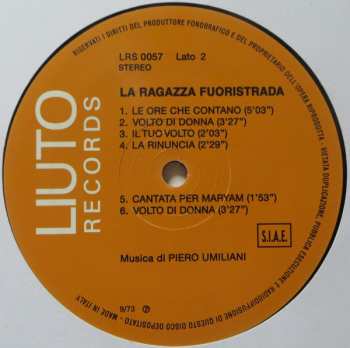 LP/CD Piero Umiliani: La Ragazza Fuoristrada 92761