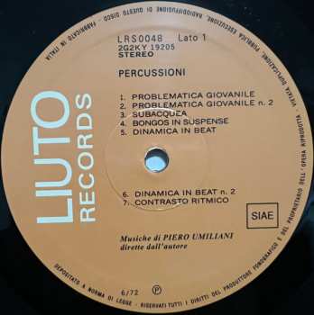 2LP/CD Piero Umiliani: Percussioni Ed Effetti Speciali 655701