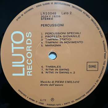 2LP/CD Piero Umiliani: Percussioni Ed Effetti Speciali 655701