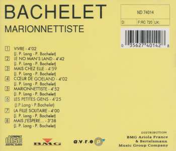 CD Pierre Bachelet: Marionnettiste 432826