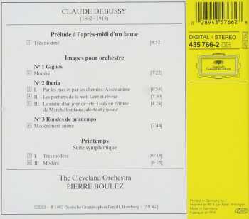 CD Claude Debussy: Images • Prélude A L'Après-Midi D'Un Faune • Printemps 44776