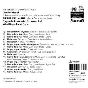 SACD Pierre de la Rue: Gaude Virgo! A Renaissance Brotherhood Celebrates The Virgin Mary 574885