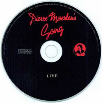 CD Pierre Moerlen's Gong: Live 484840