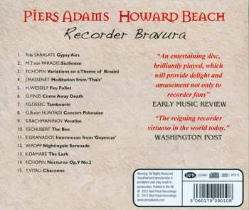 CD Piers Adams: Recorder Bravura 513101