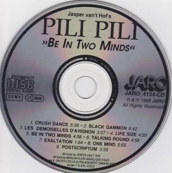 CD Pili Pili: Be In Two Minds 486104