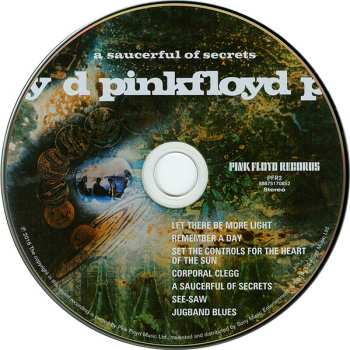 CD Pink Floyd: A Saucerful Of Secrets 662978