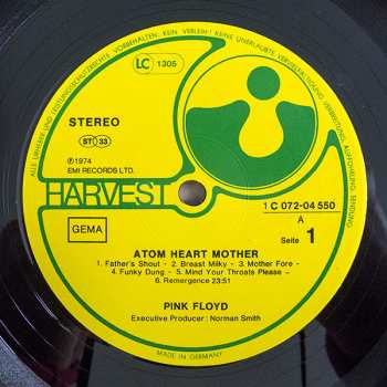 LP Pink Floyd: Atom Heart Mother 639214