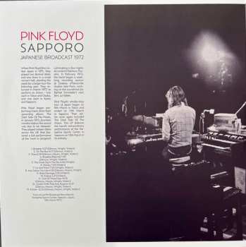 2LP Pink Floyd: Sapporo: Japanese Broadcast 1972 CLR | LTD 618711