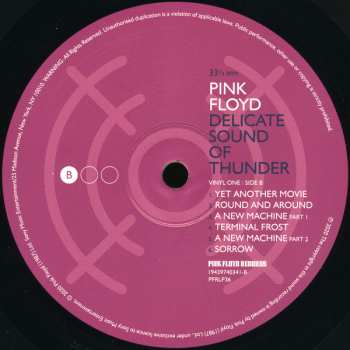 3LP Pink Floyd: Delicate Sound Of Thunder 568414