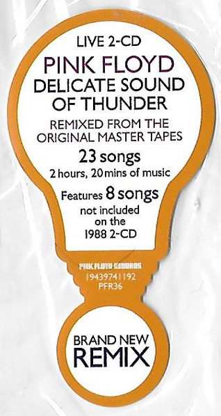 2CD Pink Floyd: Delicate Sound Of Thunder DIGI 617640