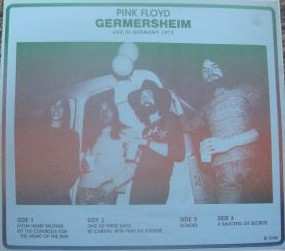 Album Pink Floyd: Germersheim, Live In Germany 1972