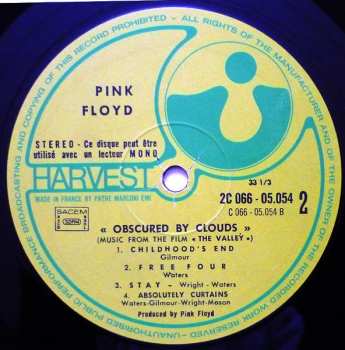 LP Pink Floyd: Obscured By Clouds 642826