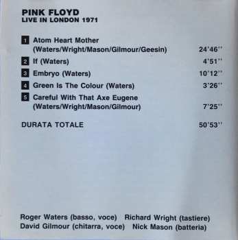 CD Pink Floyd: Live In London 1971 625991