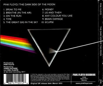 CD Pink Floyd: The Dark Side Of The Moon 635010