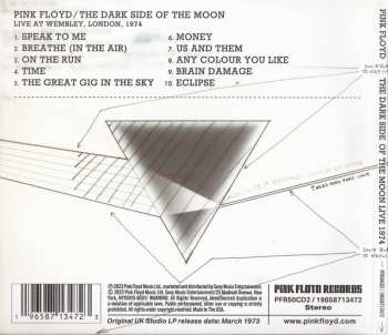 CD Pink Floyd: The Dark Side Of The Moon (Live At Wembley 1974) 612873