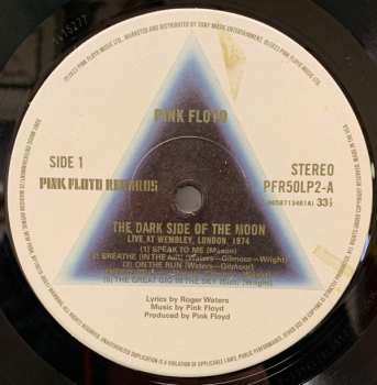 LP Pink Floyd: The Dark Side Of The Moon (Live At Wembley 1974) 582898