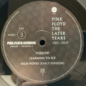 2LP Pink Floyd: The Later Years 1987-2019 593803