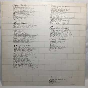 2LP Pink Floyd: The Wall 656297