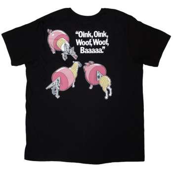 Merch Pink Floyd: Pink Floyd Unisex T-shirt: Animals Cartoons (back Print) (small) S