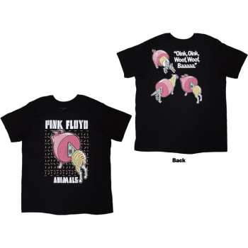 Merch Pink Floyd: Pink Floyd Unisex T-shirt: Animals Cartoons (back Print) (small) S