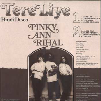 LP Pinky Ann Rihal: Tere Liye (Hindi Disco) 556888