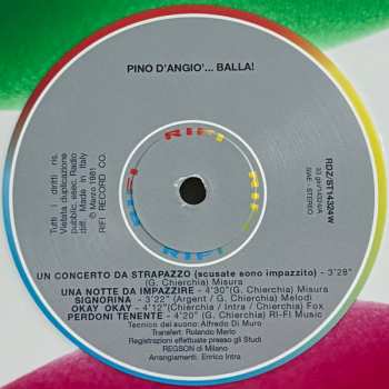 LP Pino D'Angiò: ...Balla! CLR | LTD 651969