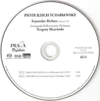 SACD Pyotr Ilyich Tchaikovsky: Piano Concerto No. 1 - Symphony No. 6 'Pathétique' LTD 601044