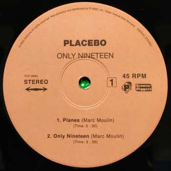 LP Placebo: Only 19 LTD 317897