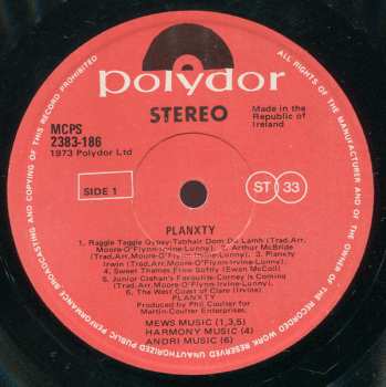 LP Planxty: Planxty 616485