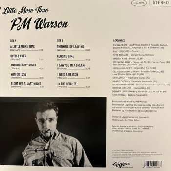 LP PM Warson: A Little More Time 623972