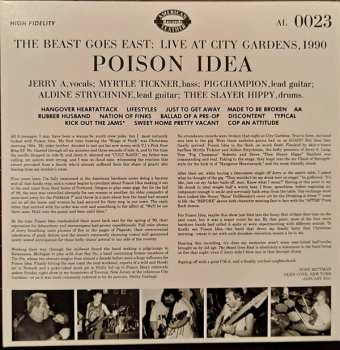 CD Poison Idea: The Beast Goes East: Live At City Gardens, 1990 560830