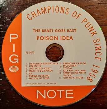 CD Poison Idea: The Beast Goes East: Live At City Gardens, 1990 560830