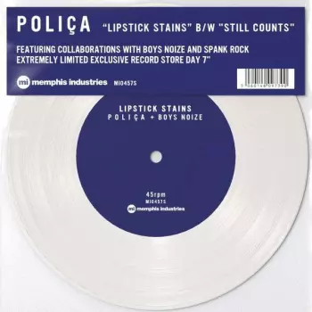 Poliça: Lipstick Stains / Still Counts