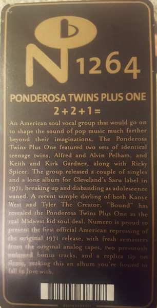 LP Ponderosa Twins + One: 2+2+1 = Ponderosa Twins Plus One 605372