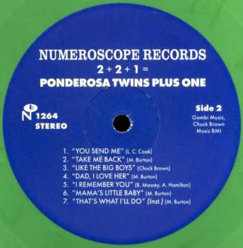 LP Ponderosa Twins + One: 2+2+1 = Ponderosa Twins + One CLR 589164