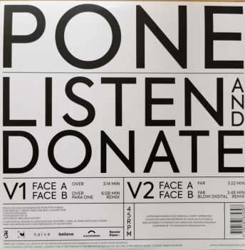 2LP Pone: Listen And Donate PIC | LTD 405119