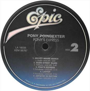 LP Pony Poindexter: Pony's Express 555998