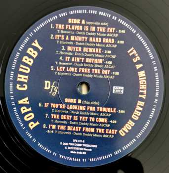 2LP Popa Chubby: It's A Mighty Hard Road 62468